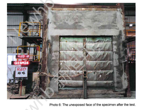 欧标单帘防火卷帘门检测图片